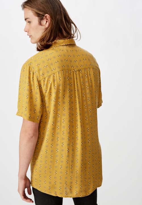 Factorie - Resort shirt - yellow 