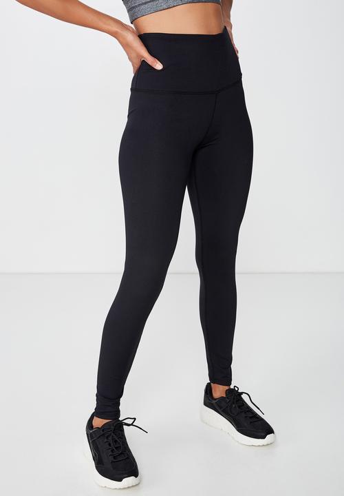 Cotton On - Active high waist core 7/8 tight  - black