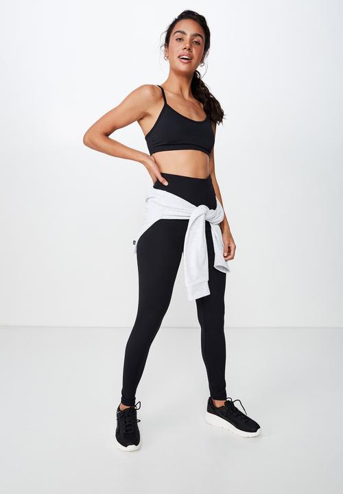 Cotton On - Active high waist core 7/8 tight  - black