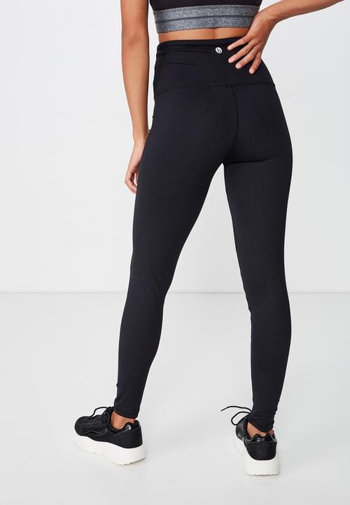 Cotton On - Active high waist core 7/8 tight  - black
