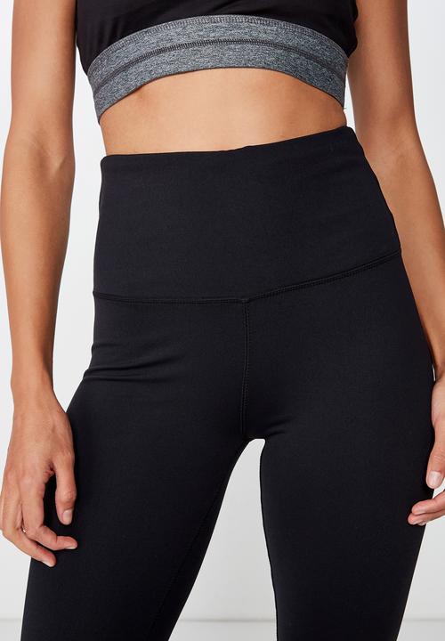 Cotton On - Active high waist core 7/8 tight  - black