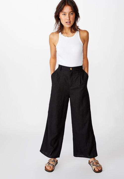 Cotton On - Naomi wide leg - black