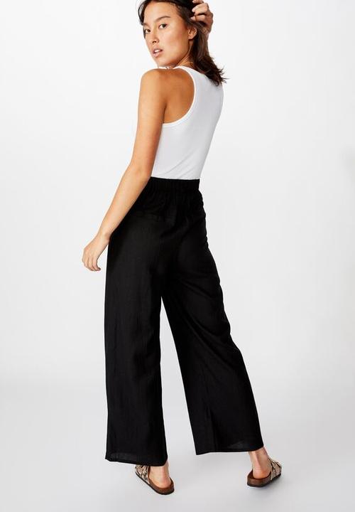 Cotton On - Naomi wide leg - black