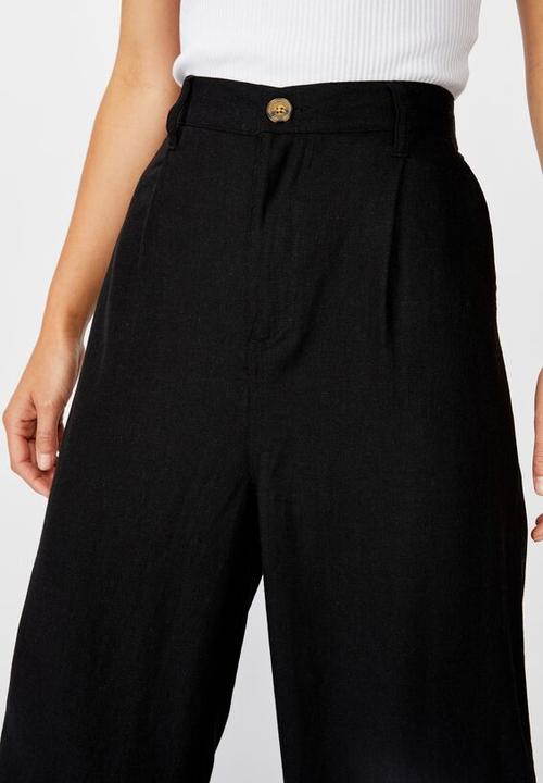 Cotton On - Naomi wide leg - black