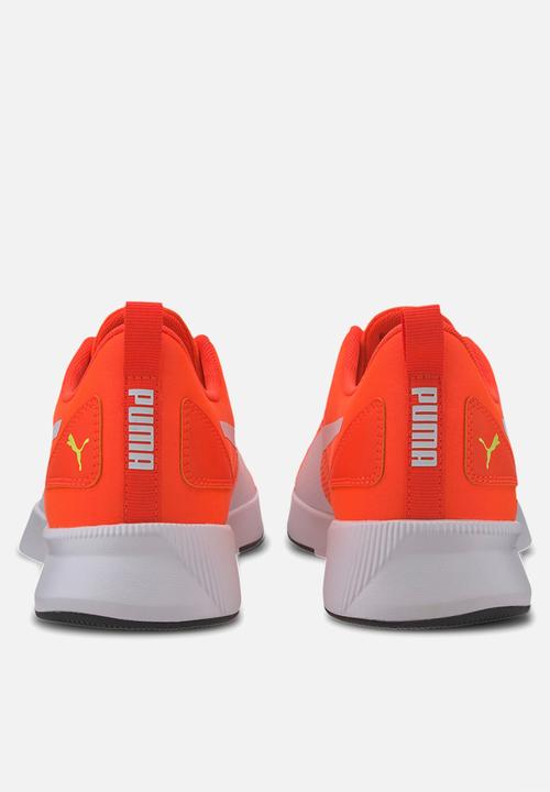 PUMA - Flyer runner - lava blast-yellow alert-puma white