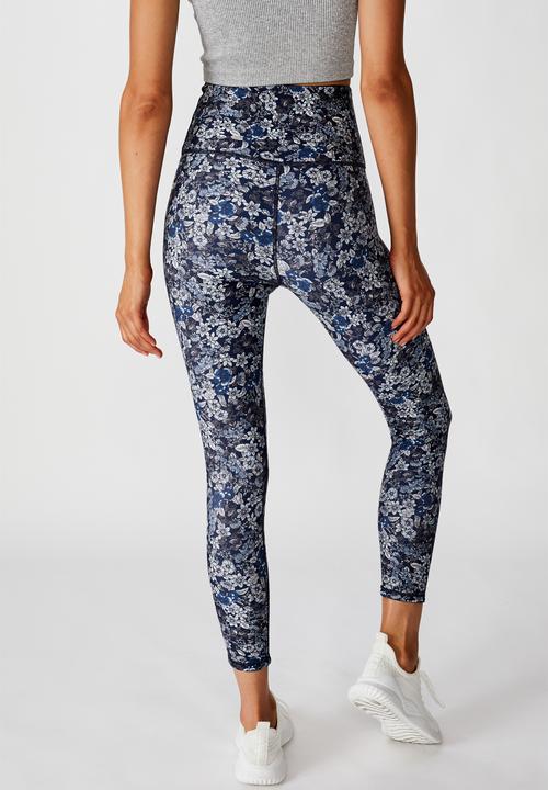 Cotton On - Reversible 7/8 tight botanical dense ditsy - multi 