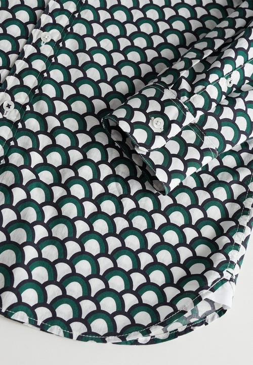 MANGO - Impala shirt - black & white
