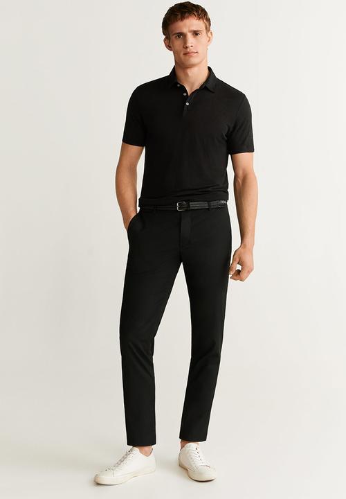 MANGO - Bologna trousers - black