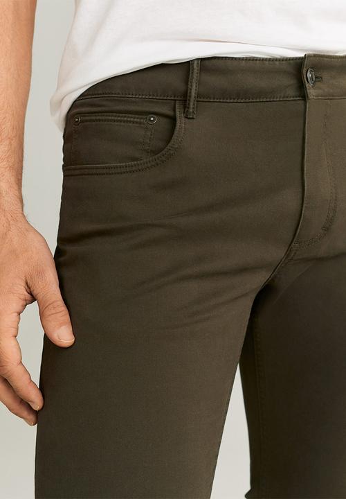 MANGO - Pisa trouser - green