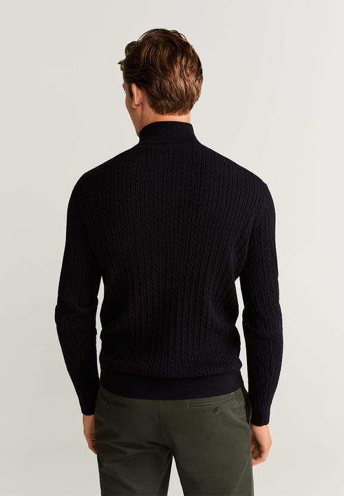MANGO - Pizarra jersey - black