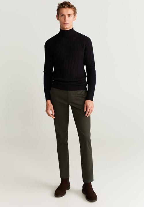 MANGO - Pizarra jersey - black