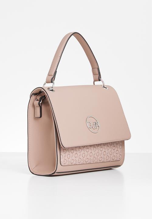 GUESS - Churchill top handle flap - pink