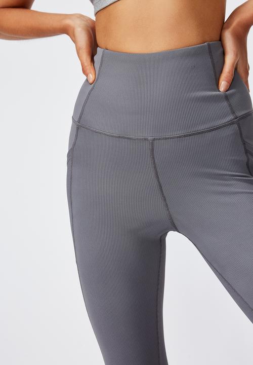 Cotton On - Rib 7/8 tight - grey 