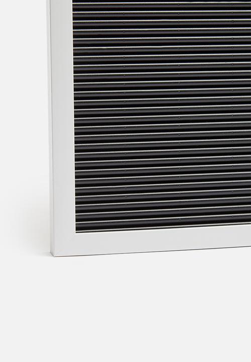 H&S - Letterboard - black
