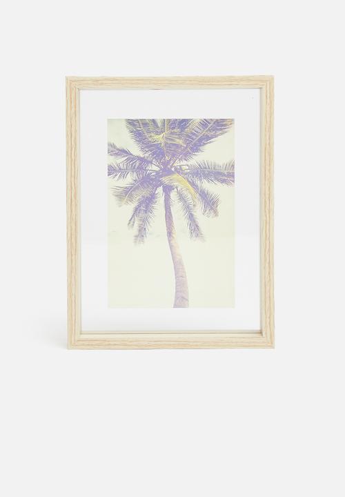 H&S - Palm photo frame - natural