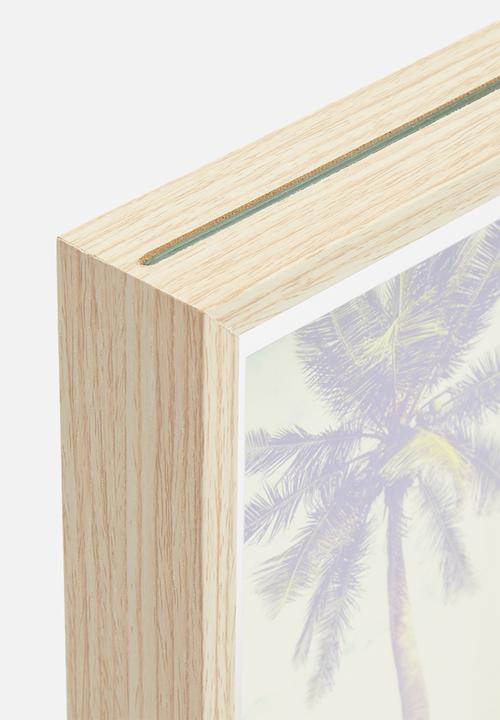 H&S - Palm photo frame - natural