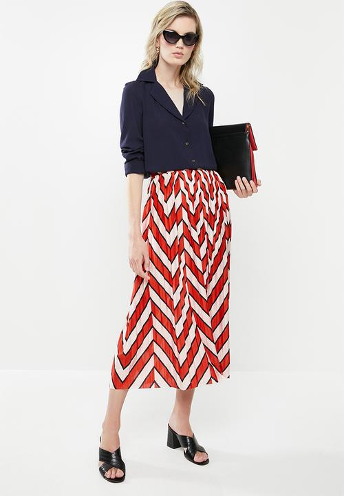 Jacqueline de Yong - Harper midi skirt - multi