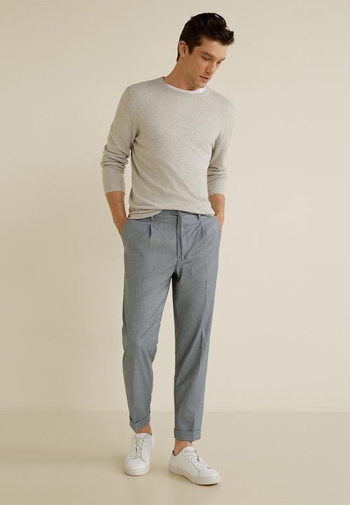 MANGO - Nolan pants - grey