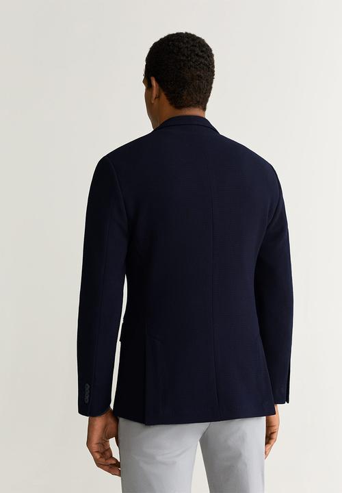 MANGO - Mia button blazer - navy