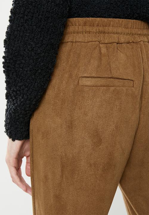 Vero Moda - Eva loose soft cord pants - brown