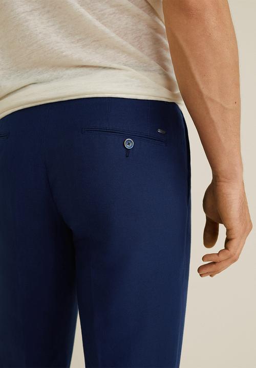 MANGO - Vibes pants - navy