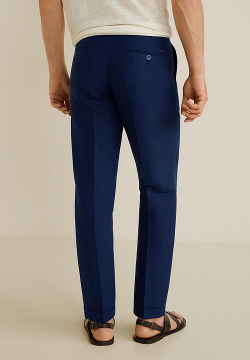 MANGO - Vibes pants - navy