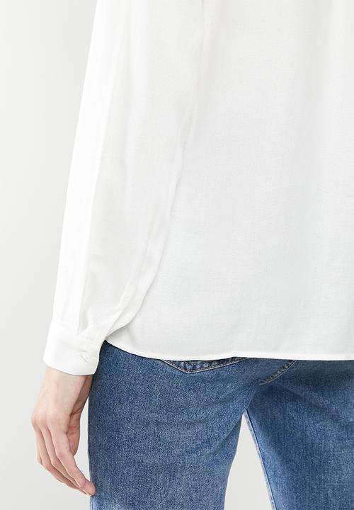 Vero Moda - Jordan long sleeve shirt - white
