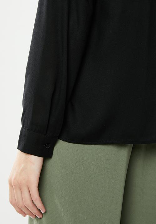 Vero Moda - Jordan long sleeve shirt - black