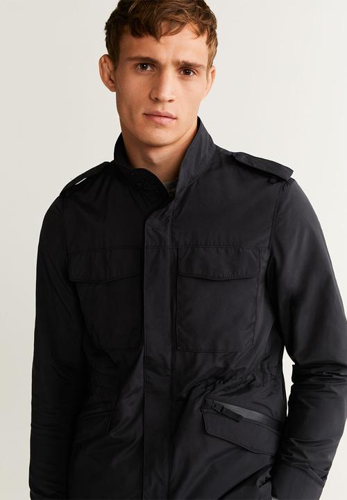 MANGO - Toch jacket - black