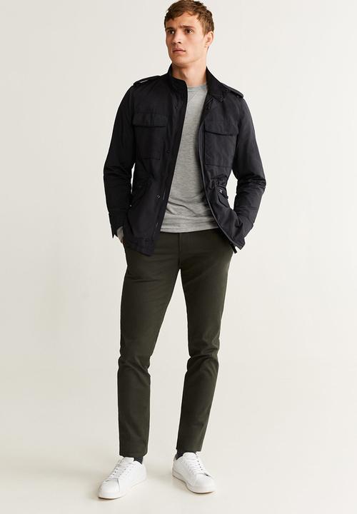 MANGO - Toch jacket - black