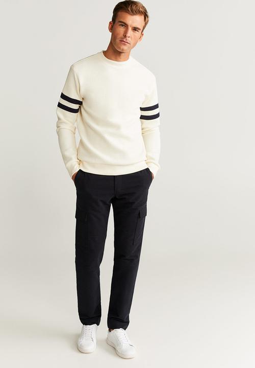 MANGO - Berlin sweat top - off-white
