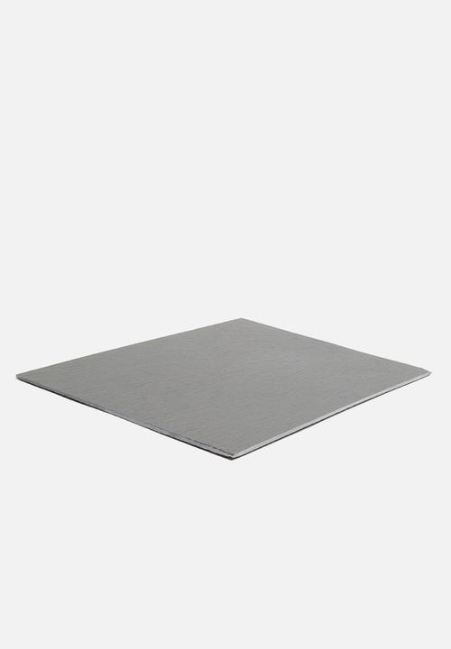 Excellent Houseware - Slate serving platter - charcoal