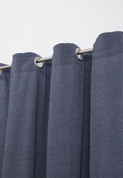 H&S - Rey eyelet curtain - navy