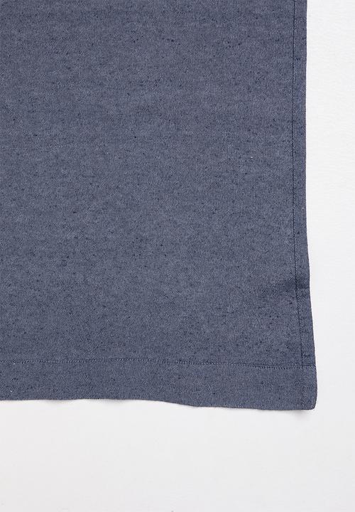 H&S - Rey eyelet curtain - navy