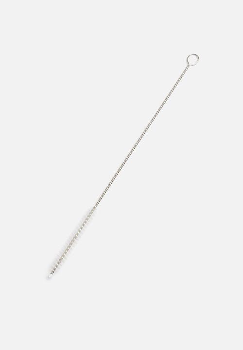 Excellent Houseware - Glass drinking straws set of 4 - clear