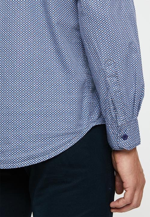 STYLE REPUBLIC - Bubble long sleeve shirt - blue 
