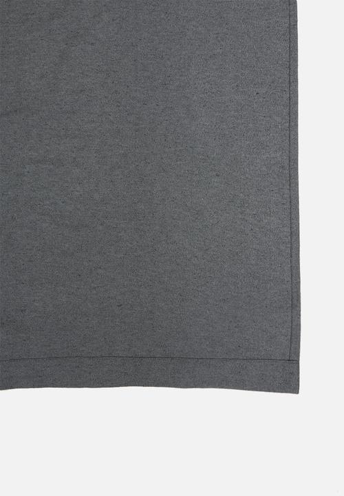 H&S - Rey eyelet curtain - charcoal