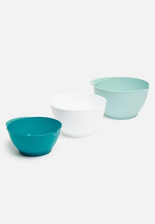 Excellent Houseware - Mixing bowl set - multi blue