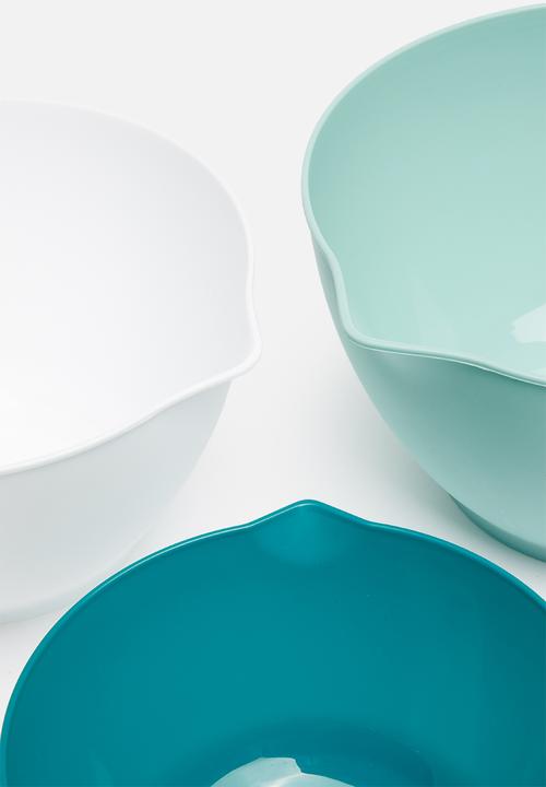 Excellent Houseware - Mixing bowl set - multi blue