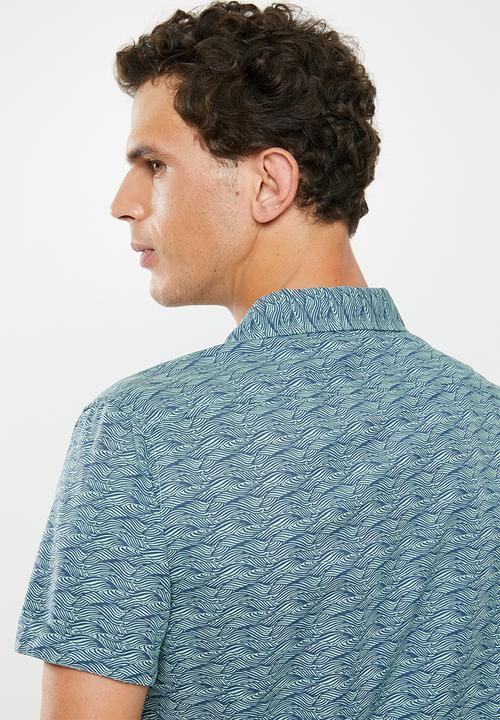 Superbalist - Cuban collar shirt - blue 