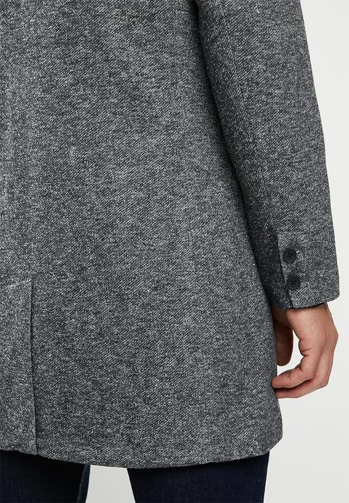 Only & Sons - Julian king coat - grey