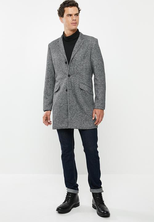 Only & Sons - Julian king coat - grey