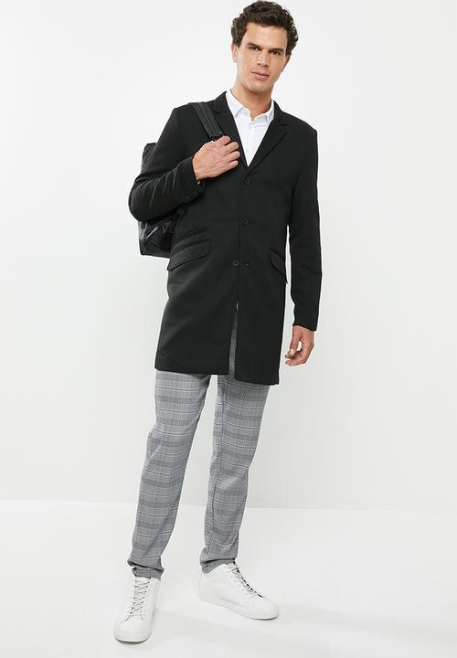 Only & Sons - Julian king coat - black