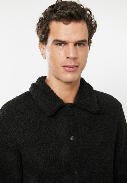 Only & Sons - Todd coach sweat jacket - black