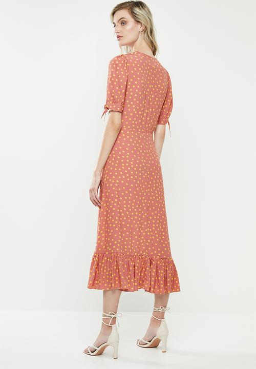 MANGO - Dress blondie - pink