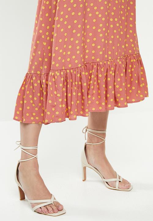 MANGO - Dress blondie - pink