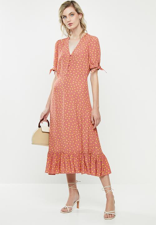 MANGO - Dress blondie - pink