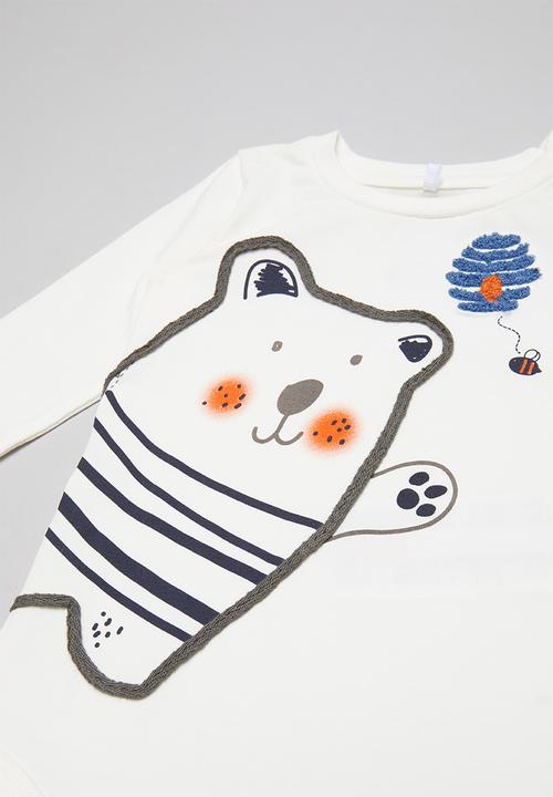 Name It - Moskar long sleeve top - white