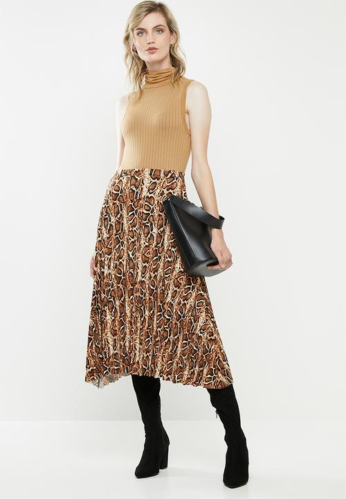 MANGO - Alexie T-shirt - brown