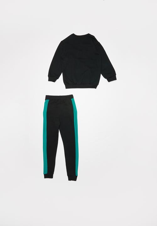 Pop Candy - Kids sweat set - black/multi